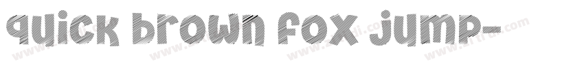 quick brown fox jump字体转换 quick brown fox jump字体转换